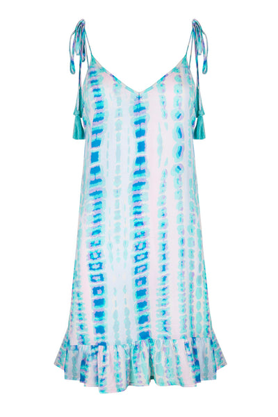 Mini Sun Dress Caribbean Rain