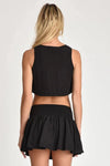 Nini Crop Tank Black