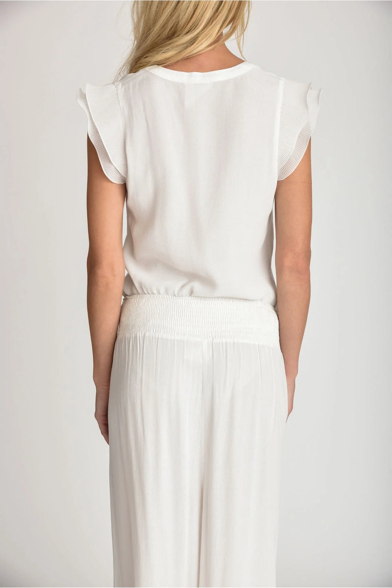 Mazzy Palazzo Pant White