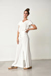 Fany Flare Pant White