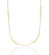 Verity Pearl & Paperclip Necklace