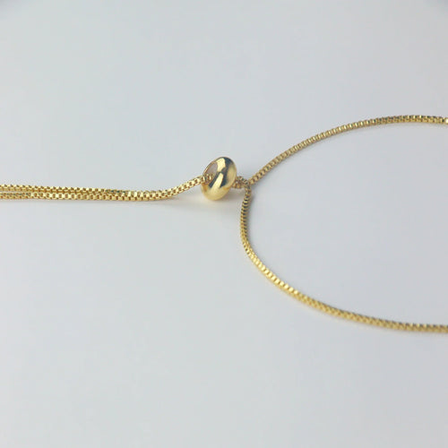 Mica Adjustable Lariat Necklace