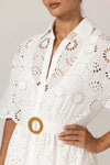 Gardenia Eyelet Maxi Dress