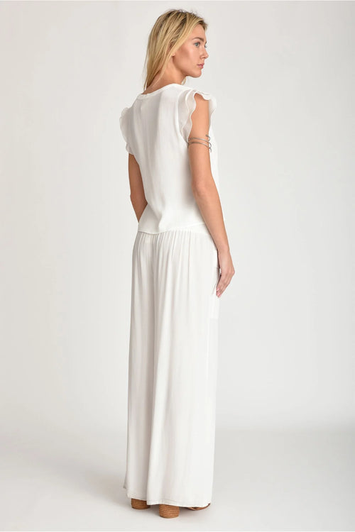 Mazzy Palazzo Pant White