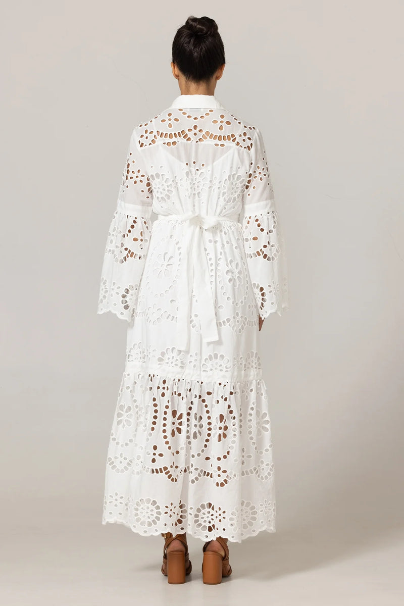 Ruby Eyelet Maxi Dress