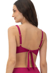 The Knotty Bikini Top Brisa Raspberry