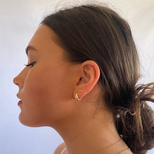 Chunky Baby Huggies Earrings
