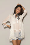Kalli Tunic White