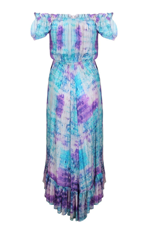 Barbados Off The Shoulder Dress Snake Shadow