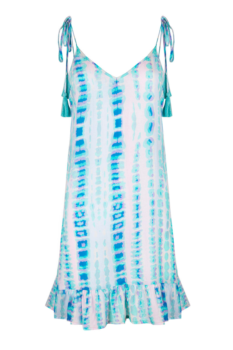 Mini Sun Dress Caribbean Rain Butterfly Boutique Mini Sun Dress Caribbean Rain Butterfly Boutique